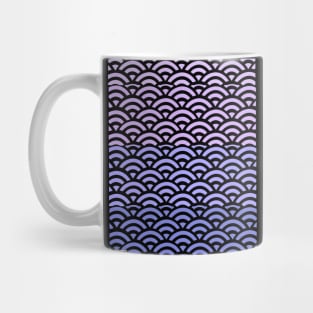 Retro Japanese Clouds Pattern RE:COLOR 15 Mug